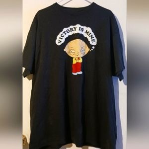 VICTORY IS MINE Stewie‎ Family Guy T Shirt 2XL
